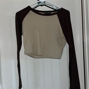 Teens Cropped Long Sleeve